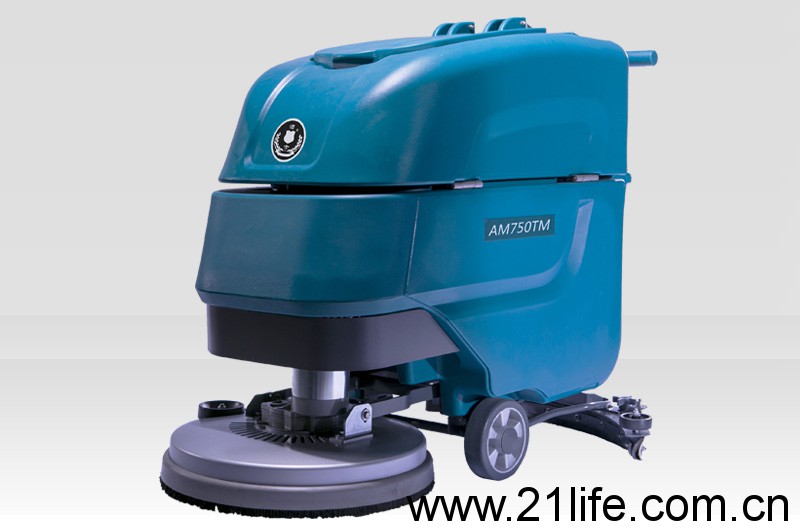潔馳BA680BT電動手推式洗地機，潔士大型AM750TM電動手推式洗地吸干機
