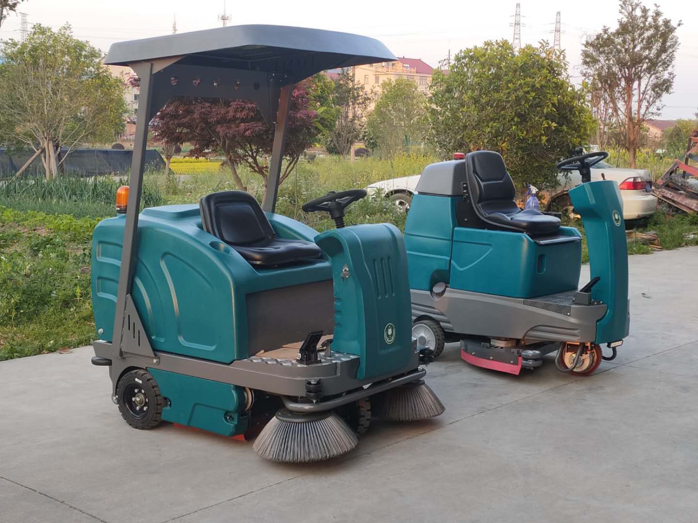 潔士S70B大型雙刷駕駛式洗地機，雙刷駕駛式洗地車，雙刷駕駛式掃地機，雙刷駕駛式掃地車